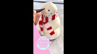12 DAYS OF CHRISTMAS: SNOWMAN COOKIE DOUGH TREATS | THE FLOUR GIRL