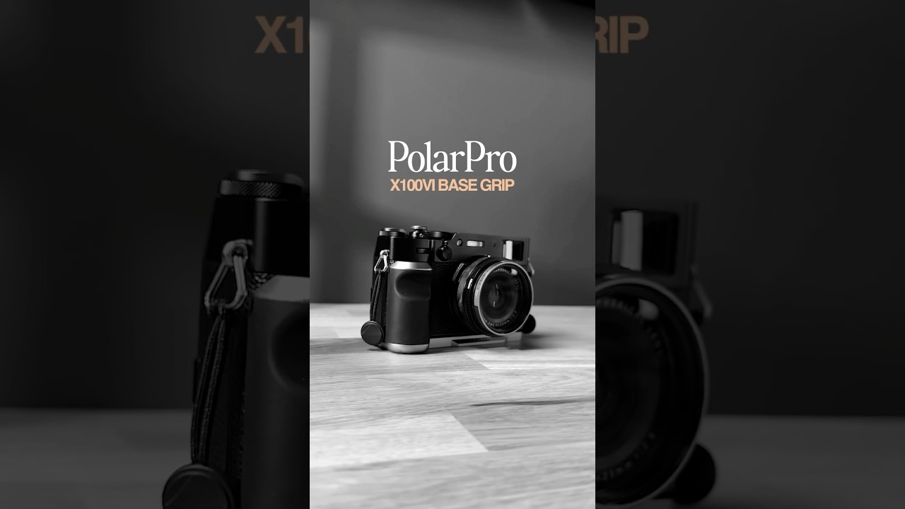 The final piece to the X100vi puzzle 😍 PolarPro x100 Base Grip 