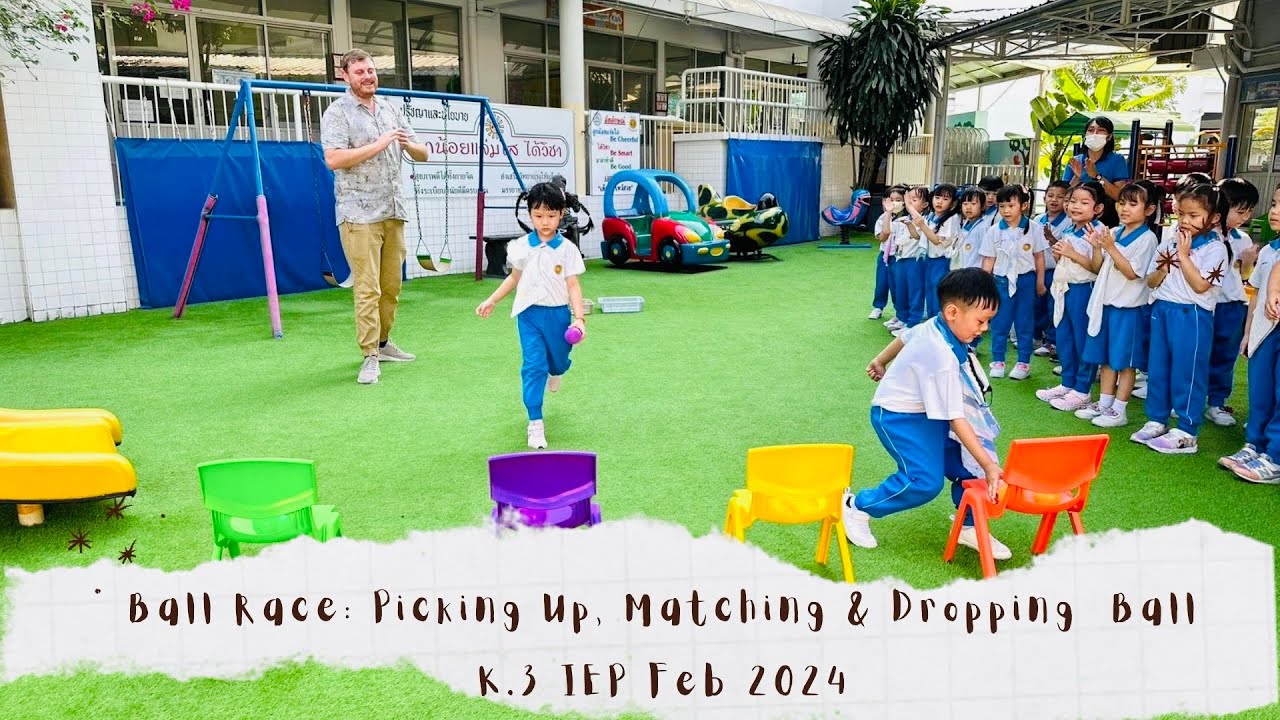 Ball Race: Picking Up, Matching & Dropping Ball K.3 IEP Feb 2024 - YouTube