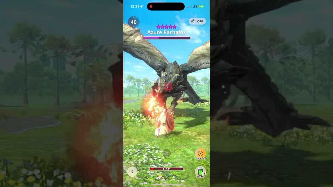 Azure Rathalos UQ 10 Vs Bazelgeuse Lance Season 5 Urgent 55s Mhnow