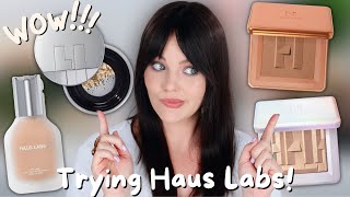 Trying Lady Gaga's Makeup Brand For The First Time! Haus Labs First Impressions