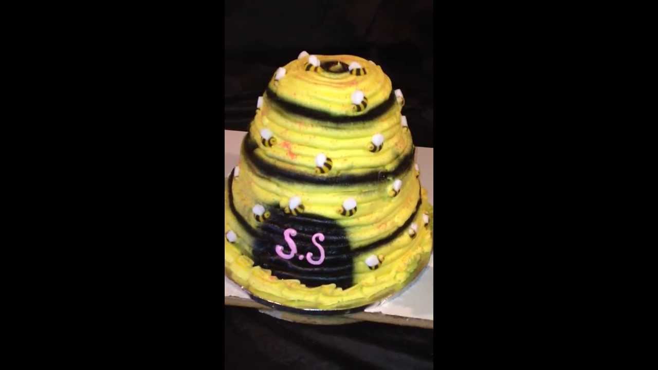 beehive diaper cake