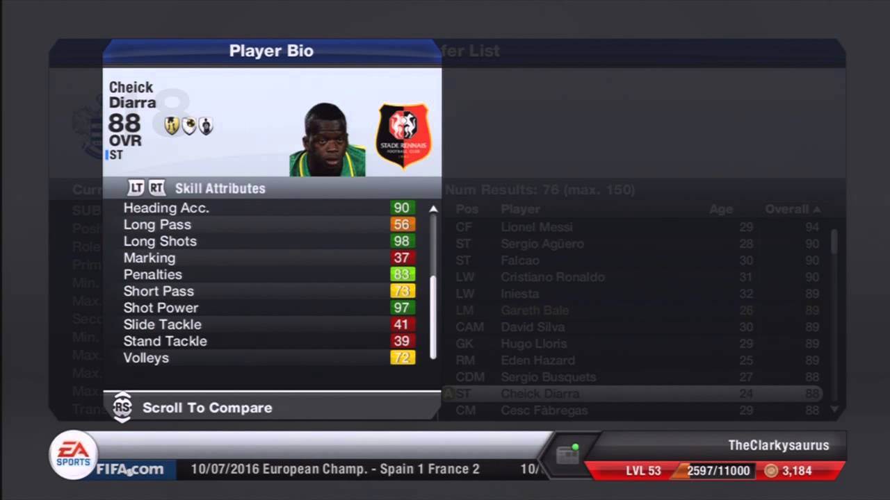 Best Striker In Fifa 13 Career Mode?