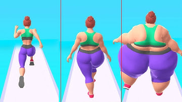 Fat 2 Fit 👩🤷‍ All Levels Android & iOS Mobile Gameplay Walkthrough Run Games