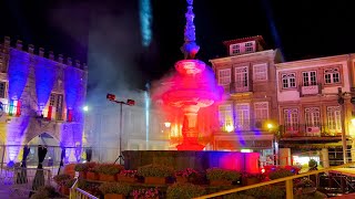 Exploring the Streets of Portugal at Night | Viana do Castelo 4K