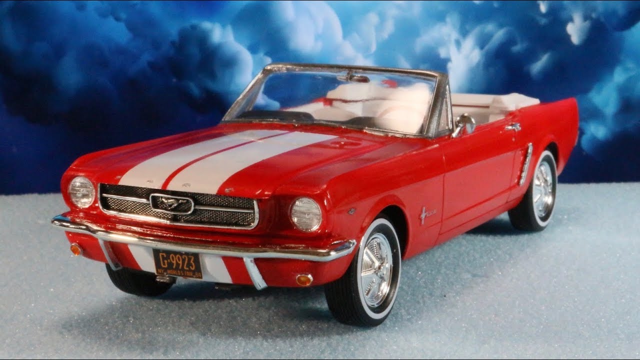 '64 Ford Mustang convertible (MONOGRAM 1:24) - YouTube