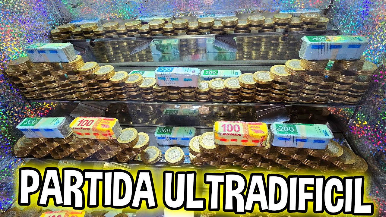INCREIBLE LA GRAN CANTIDAD DE MONEDAS QUE ESTA MAQUINA TRAGA #viral #coinpusher #mexico