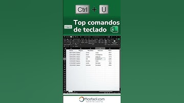 Top comandos de teclado en #excel  | atajos de teclado #shorts