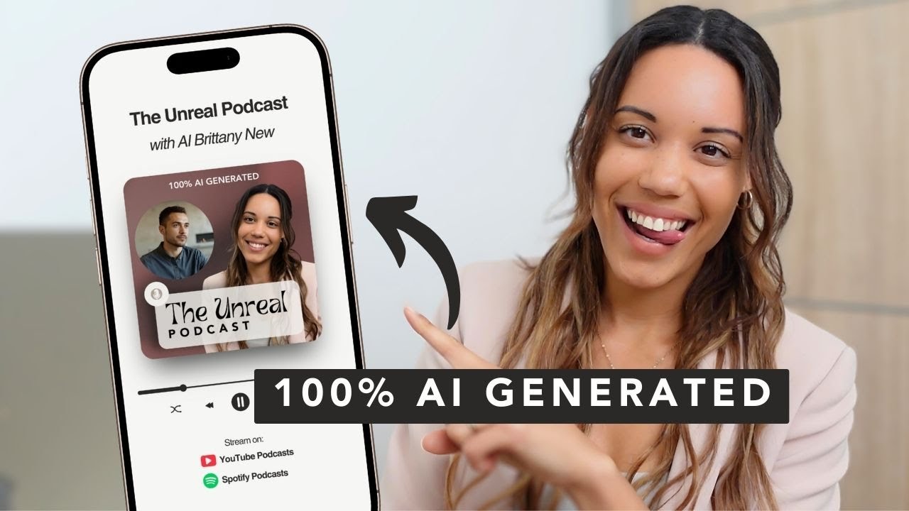 MY 100% AI GENERATED PODCAST | The Unreal Podcast (ep. 01)