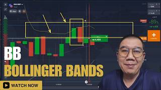 IQ OPTION makes finding support and resistance levels easy using Bollinger Bands technique. Begin...
