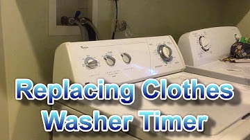 Replace the Timer on a clothes Washer