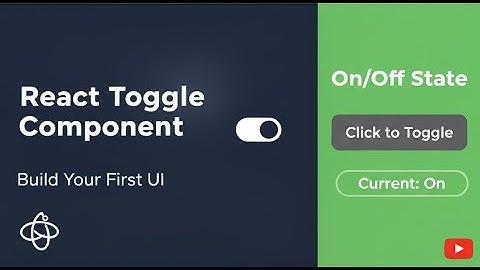 React useState Hook: Build a Custom Toggle Component (Show/Hide UI)