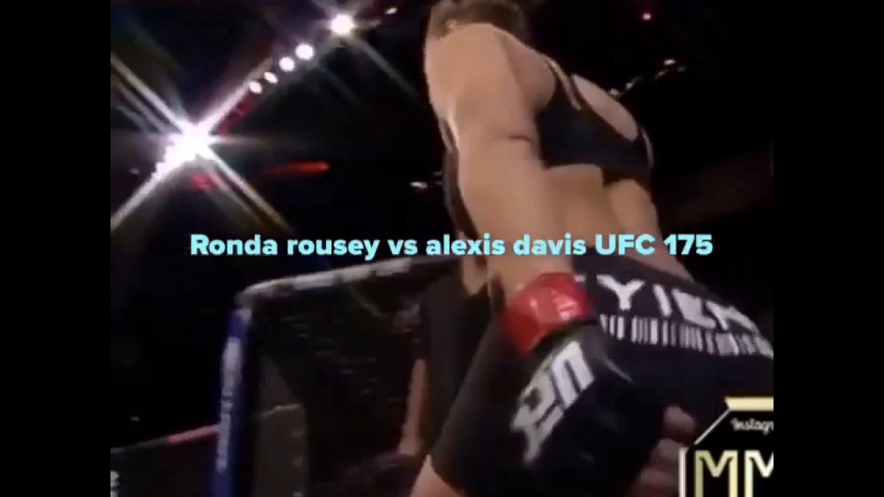 Rousey vs alexis Davis UFC 175