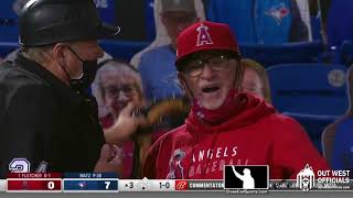 Ejection 005 - Crew Chief Jerry Layne Ejects Joe Maddon After a Series of Replay Challenge Losses