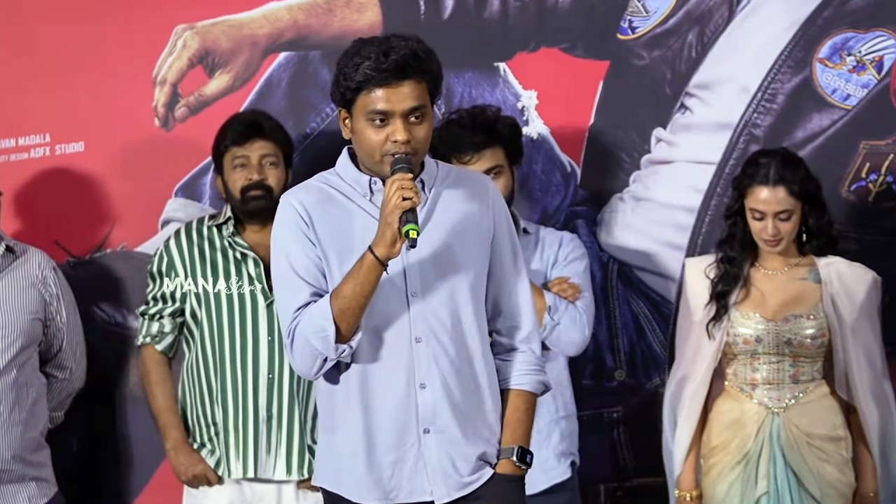 Director Abhilash Reddy Speech @ Biker Trailer Launch Event - YouTube