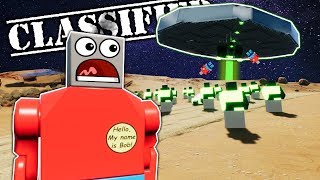 CAMPERS FIND SECRET ALIEN ARMY IN DESERT! - Brick Rigs Multiplayer Roleplay - Lego City Police