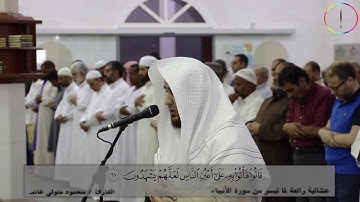 ما تيسر من سورة الأنبياء عشائية رائعة