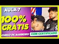 CURSO DE BARBEIRO PROFISSIONAL/ DEGRADÊ LOW FADE aula 7