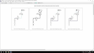 Direct and Indirect Control of Single and Double Acting Cylinders | FluidSIM | Automation