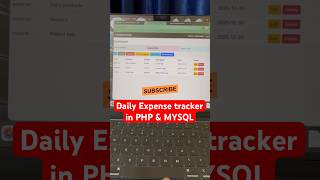Daily expense tracker project in PHP and MySQL 🔥