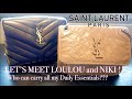 YSL LOULOU bag and YSL NIKI bag | Saint Laurent | Can Everything in the Loulou Fit in the Niki?
