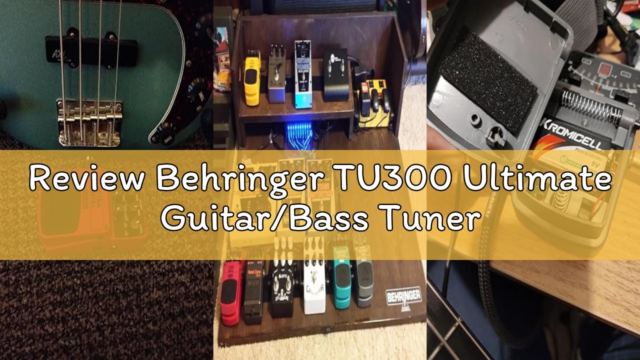 Review Behringer TU300 Ultimate Guitar/Bass Tuner