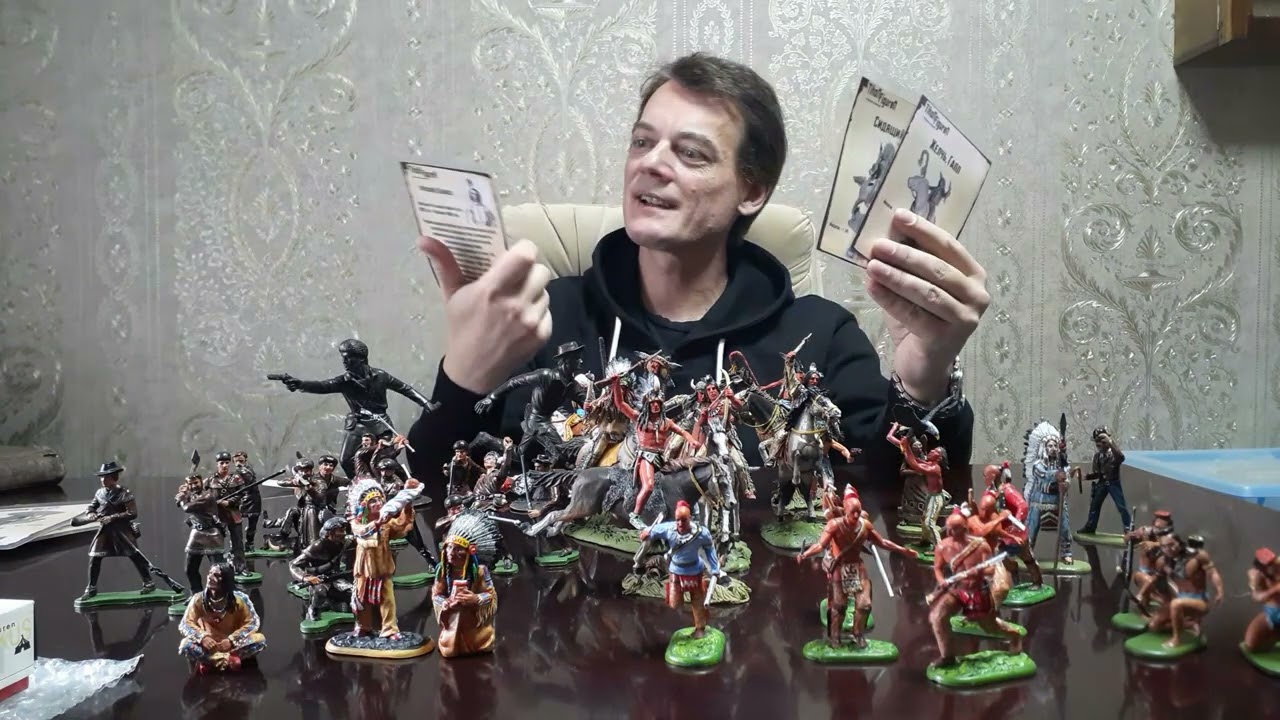 Миры Elastolin. Продолжатели. Индейцы и трапперы