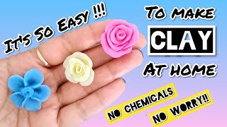 How to make flexible moldable cold porcelain modeling clay 