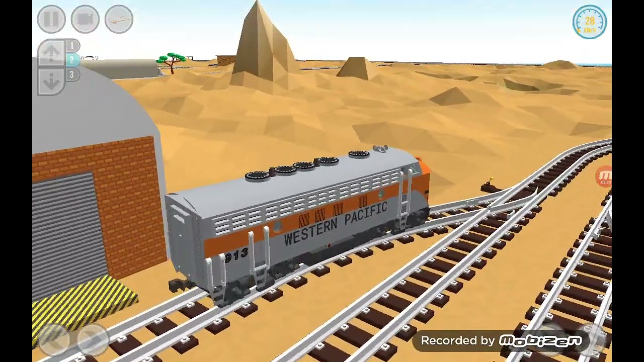 Como coloca trem nos trilhos no draw bricks 