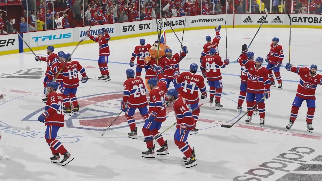 NHL 21 Montréal Canadiens vs Tampa Bay Lightning Playoff Prediction YouTube