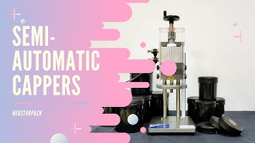 Semi-automatic capping machine | Vial Capping, Barrel Capping, ROPP Capping |Neostarpack