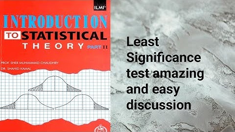 Least significance test ch 23 lec 25