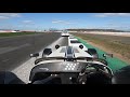 Porsche  radical crash at silverstone track day