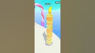 Pancake Run Gameplay level 4 TalhaPro Best Hyper Casual Mobile Games Free Games #shorts akv
