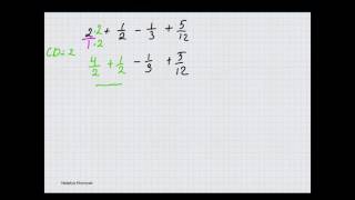 Combining several signed numbers