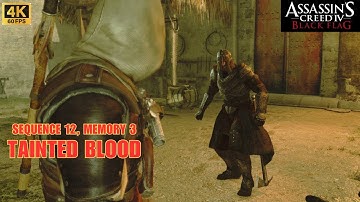 AC Black Flag Sequence 12 Memory 3 - Tainted Blood Full Walkthrough (UHD Graphics)