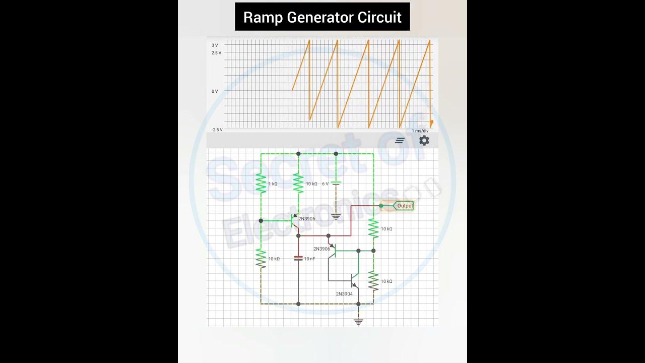 How to Make Ramp Generator Circuit Using BJT YouTube