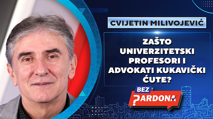 BEZ PARDONA | Cvijetin Milivojević: Zašto univerzitetski profesori i advokati kukavički ćute?