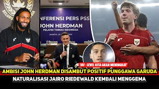 Download Lagu SESUAI MISI TIMNAS! John Herdman garansikan Indonesia ke level dunia~Nama Jairo Riedewald muncul MP3