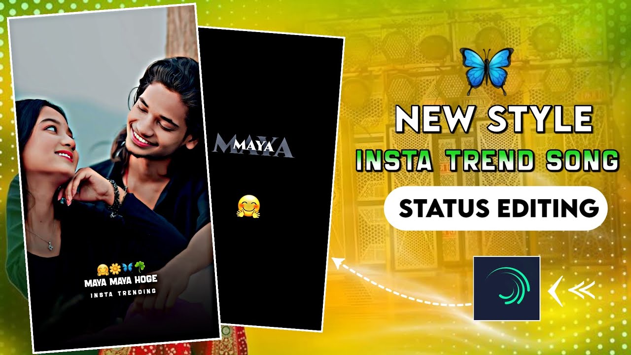 💖⃝🔥Maya Maya Hoge Maya Status Video Editing | Instagram Trending Song Video Editing in Alight Motion