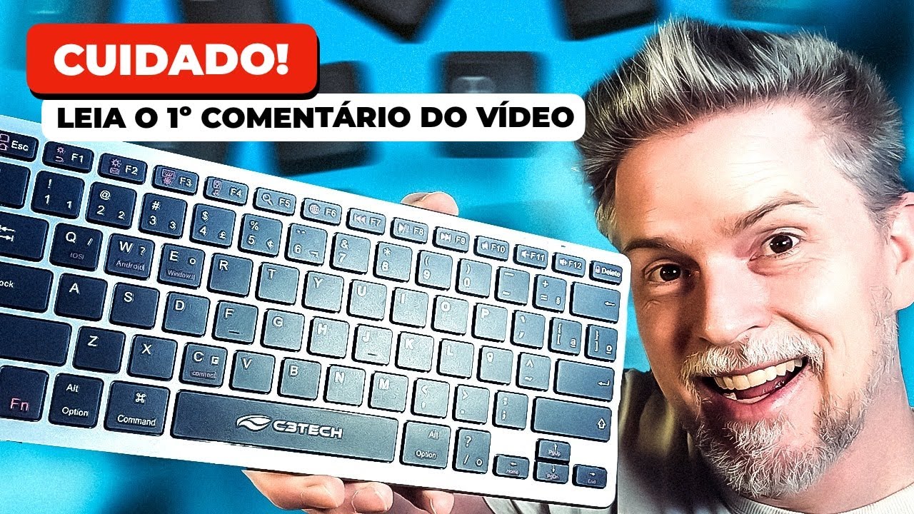 Teclado Bluetooth K-BT50 da C3Tech [BOM E BARATO]
