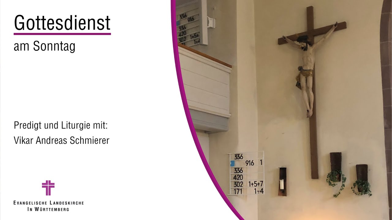 Gottesdienst am Sonntag, 20. November 2022 um 10:00 Uhr in der ...