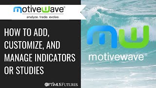MotiveWave - How to add, Customize, and Manage Indicators or Studies