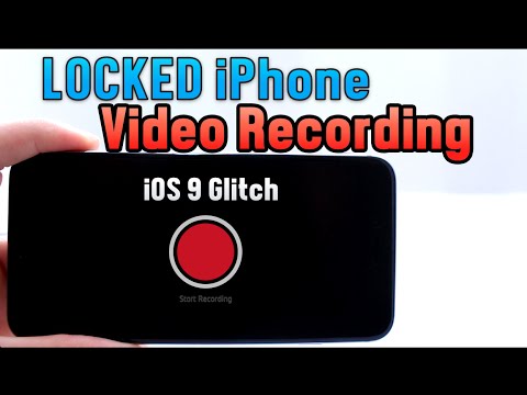 Record Video While iPhone is Locked No Jailbreak iOS 9 /10 Glitch