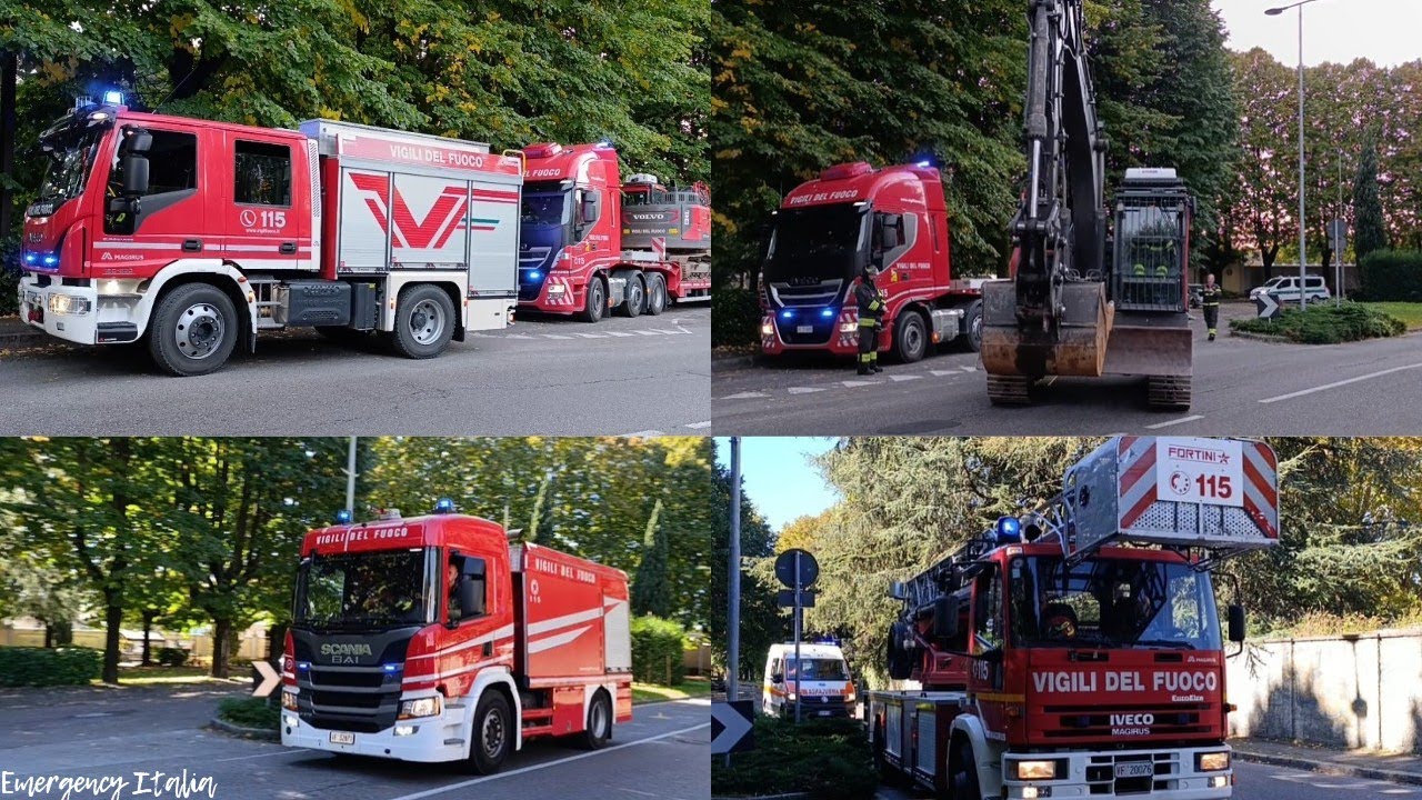 Incendio capannone a Desio, l'intervento dei Vigili del Fuoco