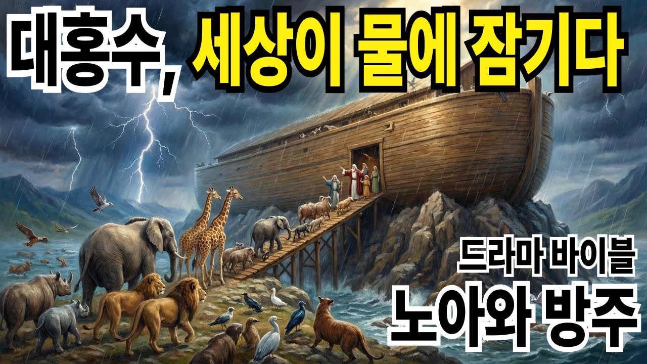 노아와 방주 이야기 모두가 비웃을 때 그는 방주를 지었습니다: 창세기 6-9장 다시는 물로 멸하지 않으리라