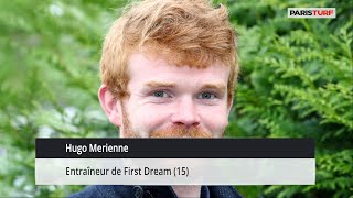 Hugo Merienne, entraîneur de First Dream (03/10 à Auteuil)