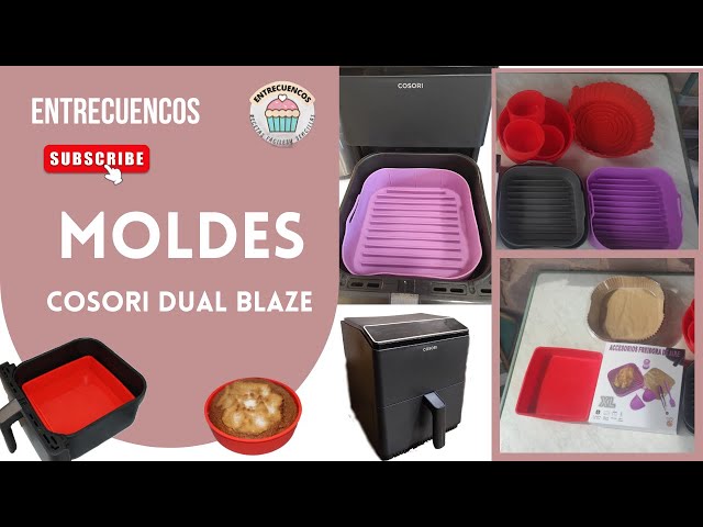 MOLDES COSORI DUAL BLAZE - Moldes Cosori 6.4 L- Accesorios freidora de aire  Cosori Dual Blaze 6.4 L 