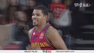 【HIGHLIGHTS】 Eric Wise H/L | Sakers vs Sonicboom | 20180106 | 2017-18 KBL