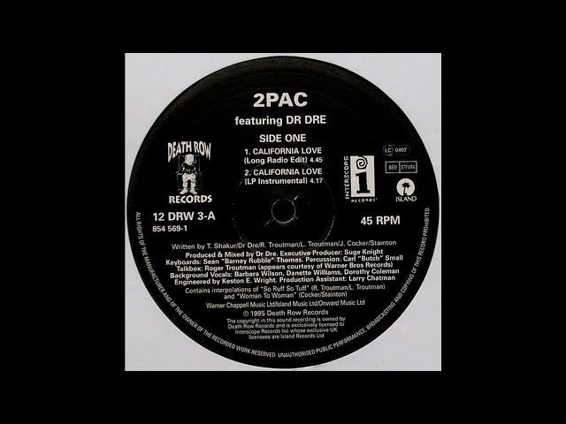 California Love (Long Radio Edit) 2Pac feat. Dr. Dre - YouTube